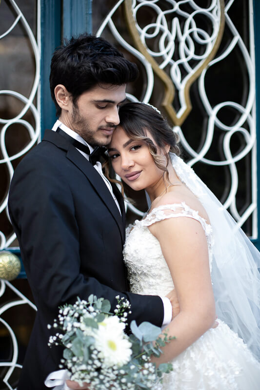 Brautpaarfoto einer Hochzeit in Hildesheim