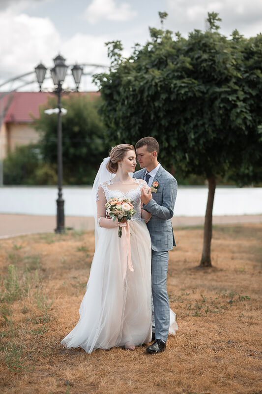 Hochzeitsfotografie in Magdeburg Outdoor Brautpaarshooting
